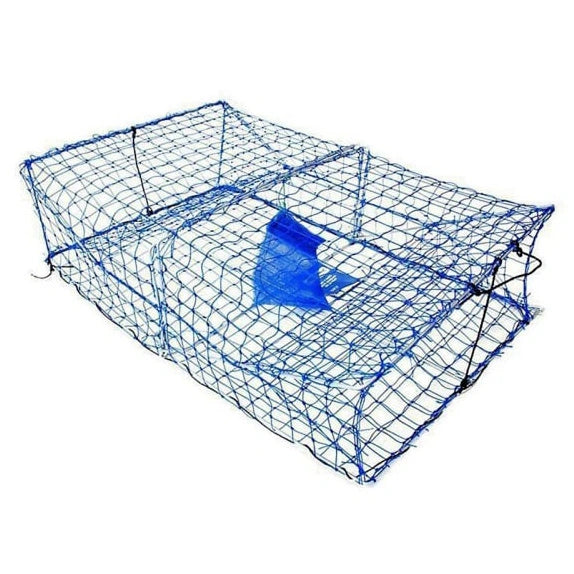Rectangle Crab Trap Heavy Duty Galvanised-Crab & Lobster Equipment-Wilson-Blue-Fishing Station
