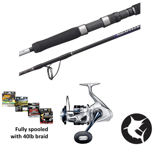 Reef Reaper - Shimano 21 Grappler JS604 / Saragosa 6000 Reef Reaper - Shimano 21 Grappler JS604 / Saragosa 6000