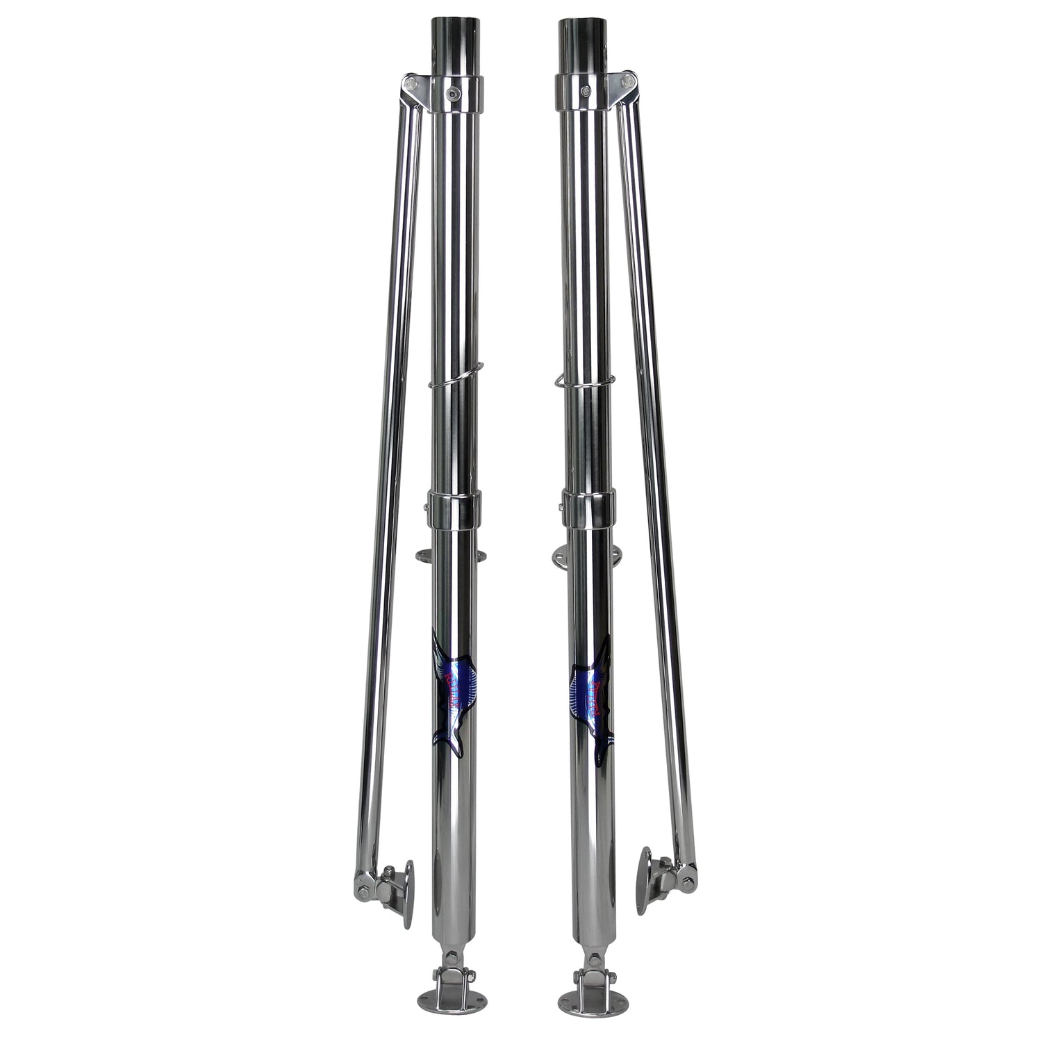 Reelax Junior 600 3K Grander Series Outrigger Poles, Spears & Rigging Complete Kit-Outriggers & Accessories-Reelax-6.1M-Fishing Station