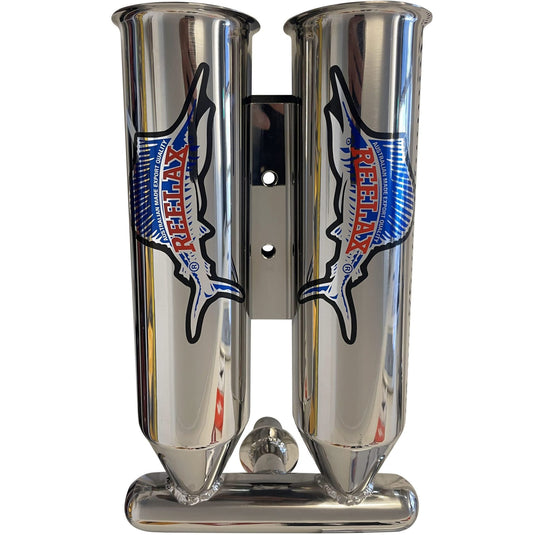Reelax Slimy Twin Tube Through Tramsom Concealed Inlet Stainless Steel