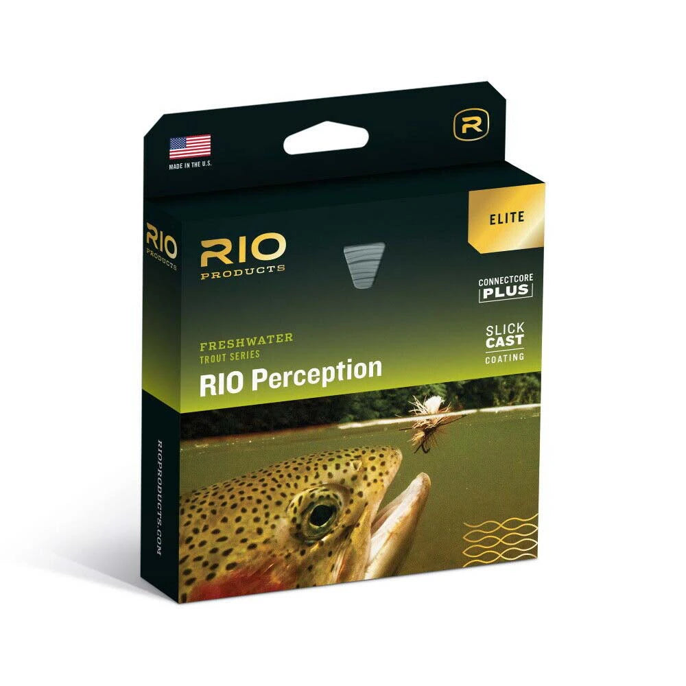 Rio Elite Perception Fly Line-Fly Fishing - Fly Line & Leader-Rio-Green/Camo/Grey-WF4F-Fishing Station