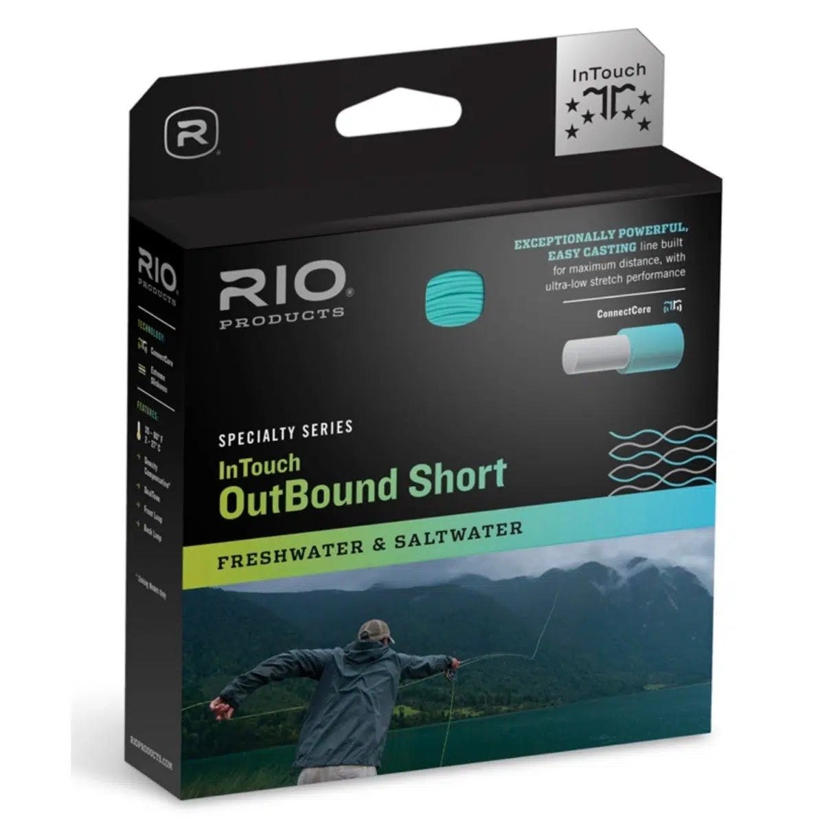 Rio InTouch Outbound Short F/I Fly Line-Fly Fishing - Fly Line & Leader-Rio-WF7F/I-Moss/Ivory-Fishing Station