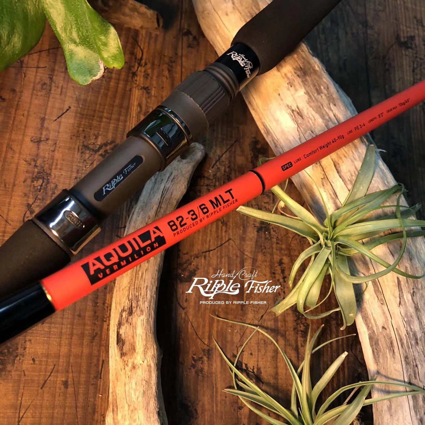 Ripple Fisher Aquila Spin Rod-Rod-Ripple Fisher-MLT 82-3/6 (Vermillion Limited Edition)-Fishing Station