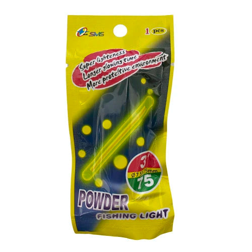 SMS Powder Light - Green-Glow Sticks & Rod Lights-SMS-150mm-Fishing Station