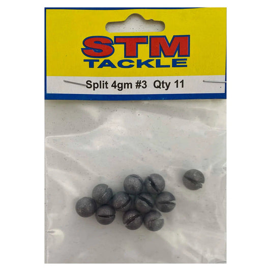 STM Split Shot Sinker (Pack)-Terminal Tackle - Sinkers-STM-0 - 0.5g-Fishing Station