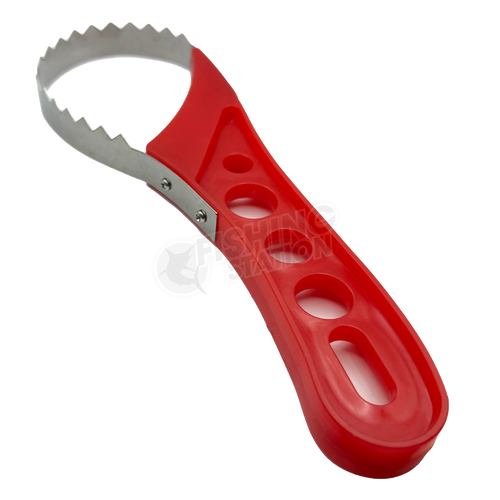 STM Heavy Duty Metal Fish Scaler (Red)