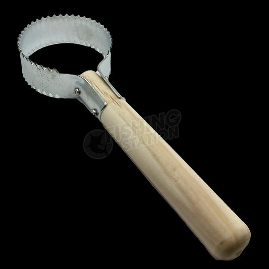STM Round Head Fish Scaler with Timber Handle