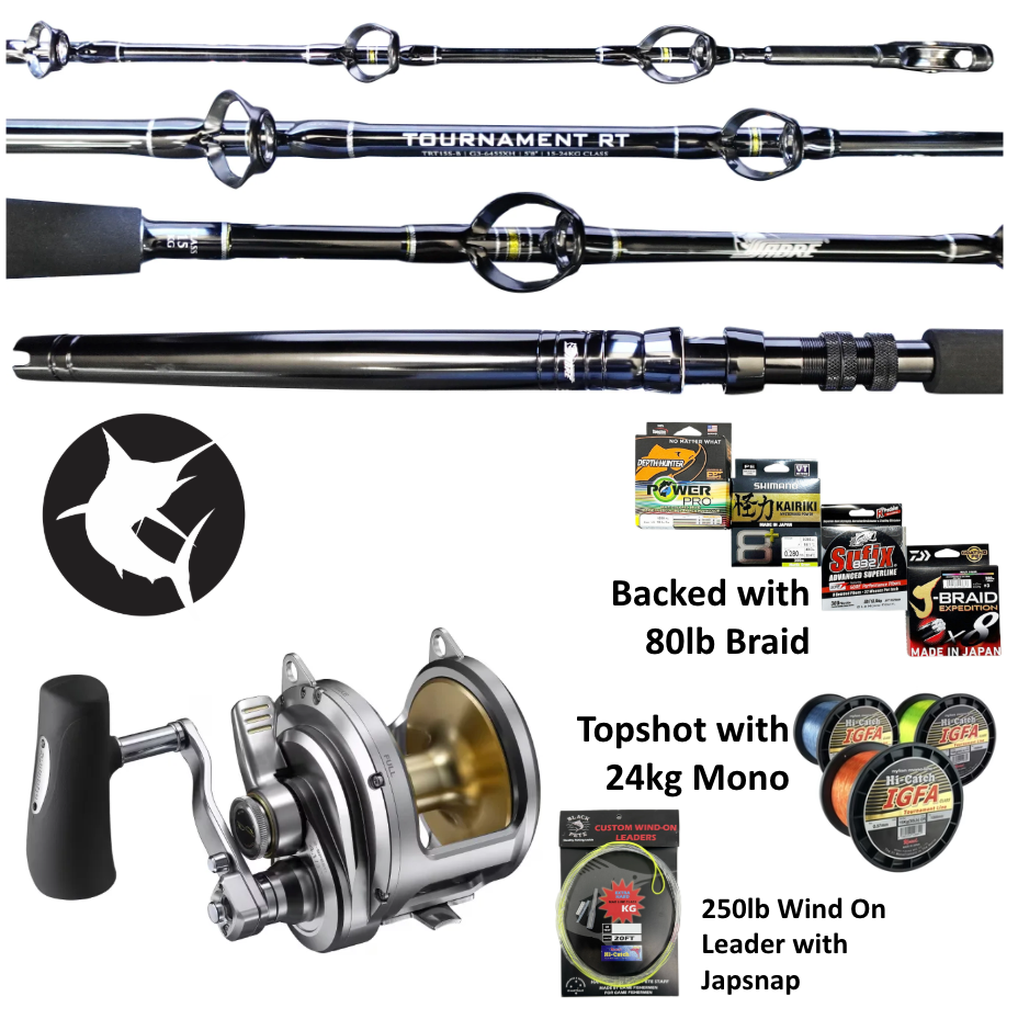 Sabre RT 24kg SB Rod / NEW Talica 40 Overhead Game Combo – Fishing Station