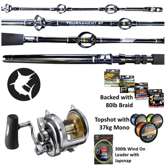 Sabre RT 37kg SB Rod / NEW Talica 50 Overhead Game Combo