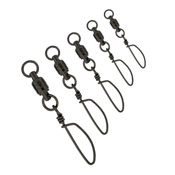 Load image into Gallery viewer, Sabre Stainless Steel Tournament Ball Bearing Snap Swivels-Terminal Tackle - Swivels &amp; Snaps-Sabre-#3 120lb-Fishing Station
