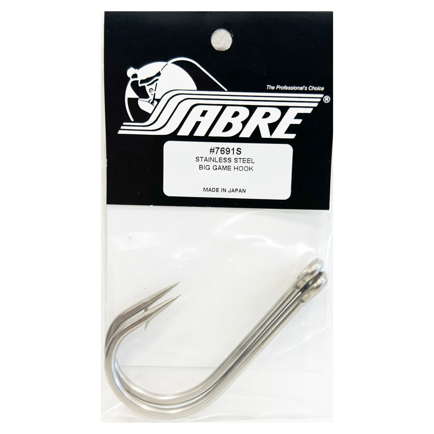 Sabre Talon #7691S Stainless Big Game Hook (Pack)-Hooks - Game Fishing-Sabre-4/0 (4pk)-Fishing Station