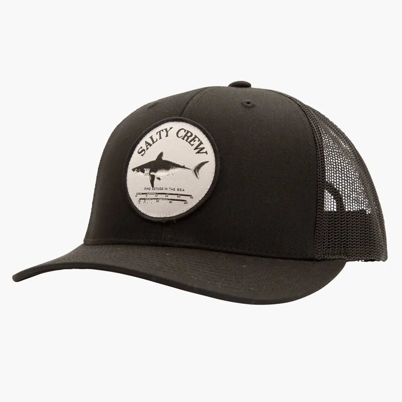 Salty Crew Bruce Retro Trucker Hat-Hats & Headwear-Salty Crew-Black-Fishing Station