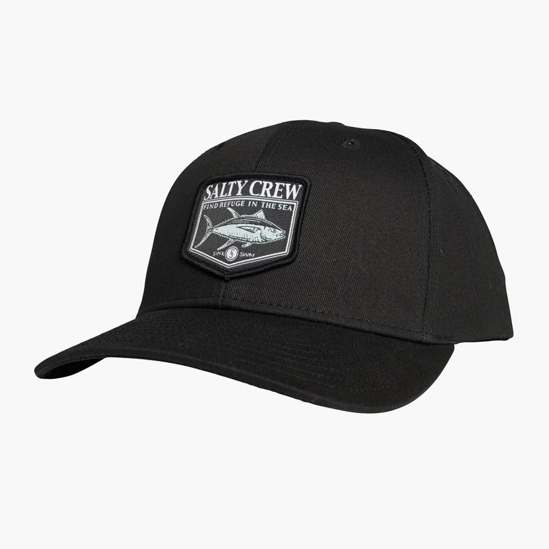 Load image into Gallery viewer, Salty Crew Angler 6 Panel Hat-Hats &amp; Headwear-Salty Crew-Black-Fishing Station
