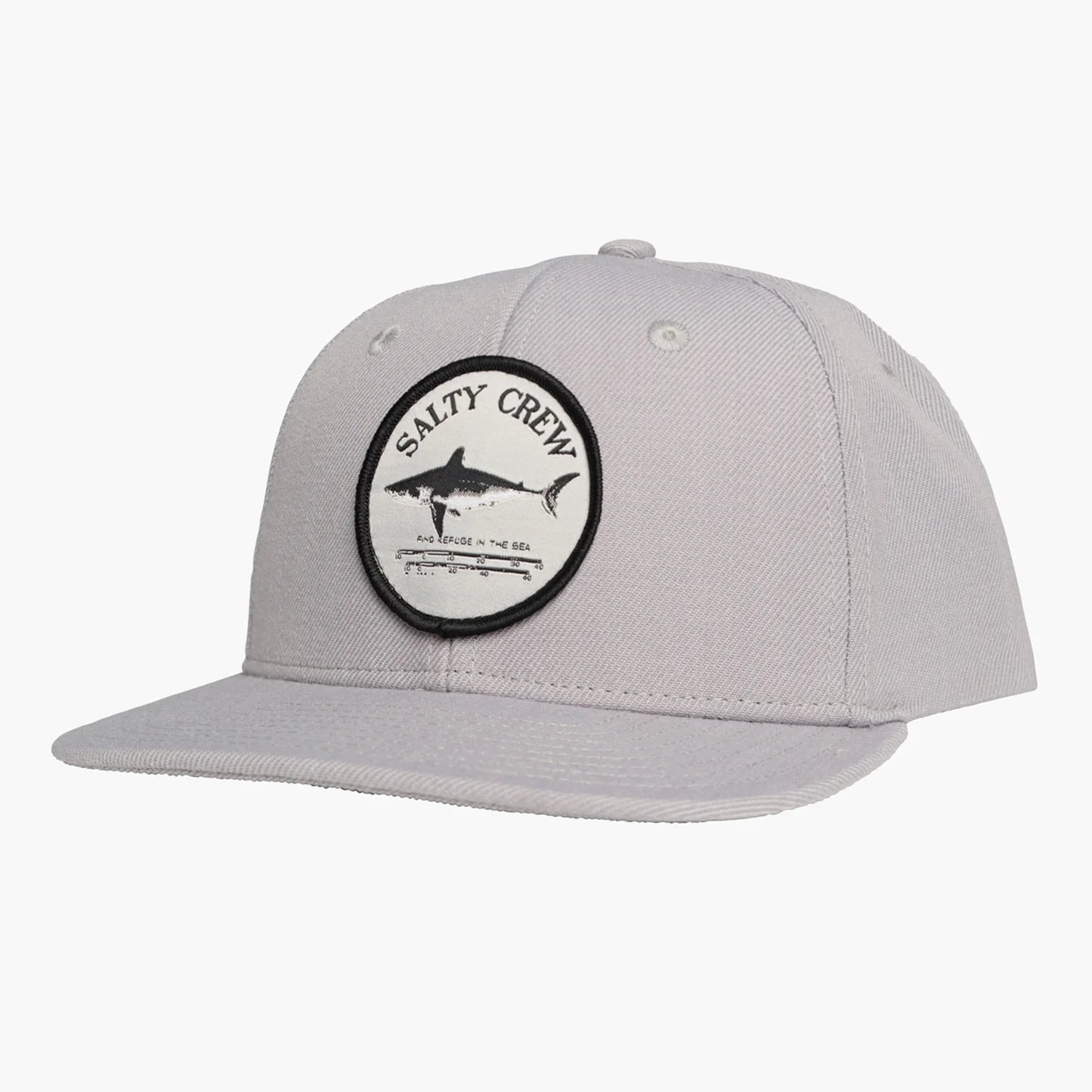 Salty Crew Bruce 6 Panel Hat-Hats & Headwear-Salty Crew-Grey-Fishing Station
