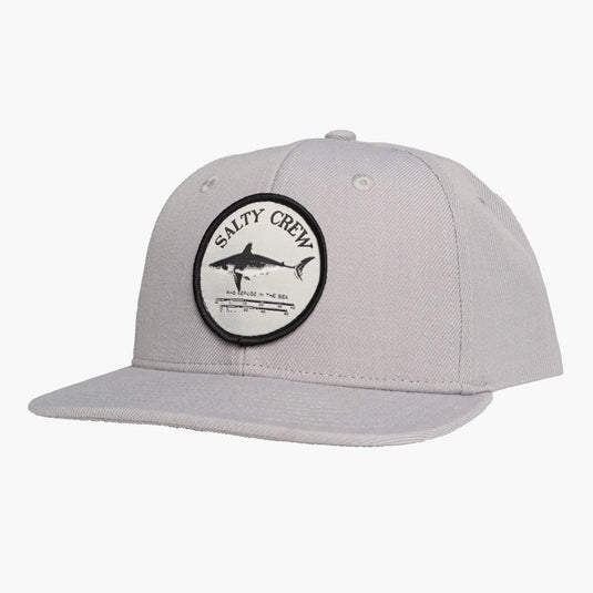 Salty Crew Bruce 6 Panel Hat-Hats & Headwear-Salty Crew-Grey-Fishing Station