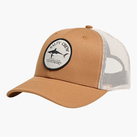 Salty Crew Bruce Retro Trucker Hat-Hats & Headwear-Salty Crew-Workwear/Bone-Fishing Station