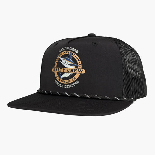 Salty Crew Interclub Trucker Hat-Hats & Headwear-Salty Crew-Black-Fishing Station