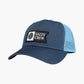 Salty Crew Pinnacle 2 Retro Trucker Hat-Hats & Headwear-Salty Crew-Slate Blue-Fishing Station