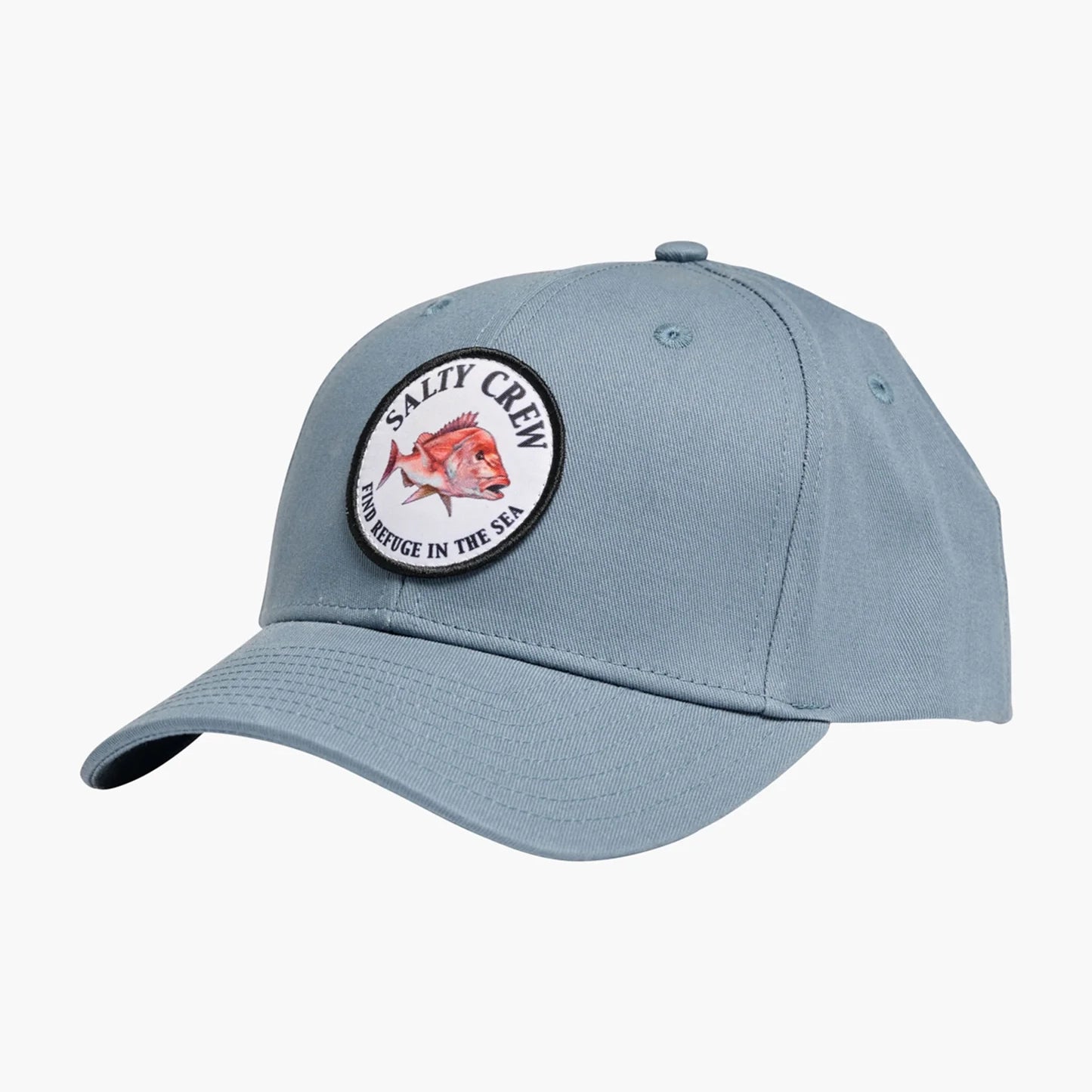 Salty Crew Snap Attack 6 Panel Hat-Hats & Headwear-Salty Crew-Dark Slate-Fishing Station