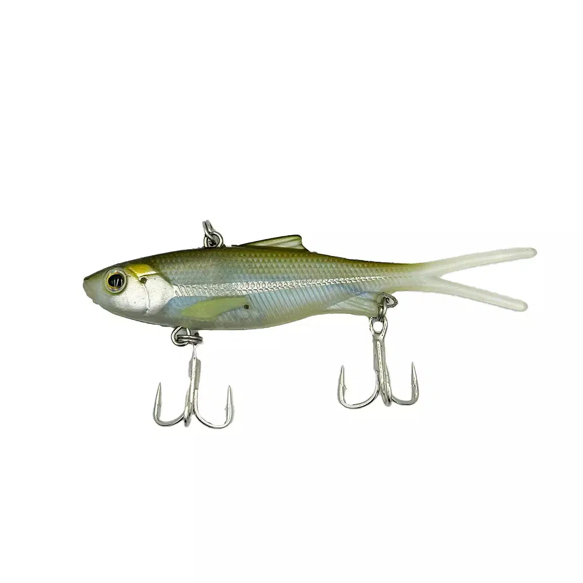 Samaki Vibelicious Fork 70mm 10g Soft Vibe Lure-Lure - Blades & Vibe-Samaki-Ghost Shad-Fishing Station