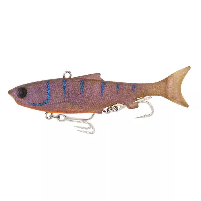 Load image into Gallery viewer, Samaki Vibelicious Thumper Soft Vibe Lure-Lure - Blades &amp; Vibe-Samaki-Pearl Shrimp-70mm / 10g-Fishing Station
