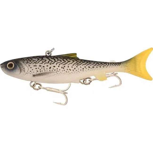 Load image into Gallery viewer, Samaki Vibelicious Thumper Soft Vibe Lure-Lure - Blades &amp; Vibe-Samaki-Slimy Mackeral-100mm / 22g-Fishing Station
