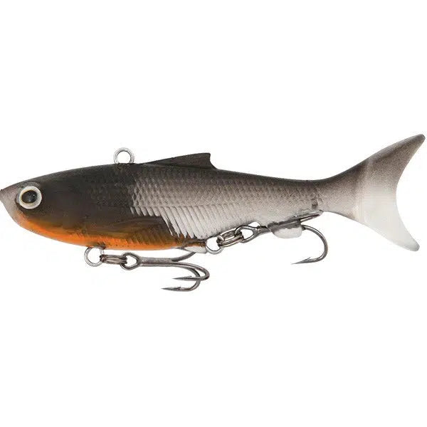 Load image into Gallery viewer, Samaki Vibelicious Thumper Soft Vibe Lure-Lure - Blades &amp; Vibe-Samaki-Smokin Orange-100mm / 22g-Fishing Station
