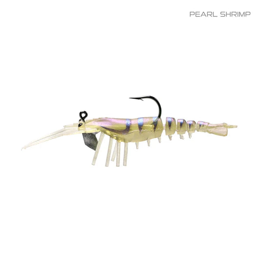 Samaki Live Shrimp-Lure - Soft Plastic-Samaki-50mm-Pearl Shrimp-Fishing Station