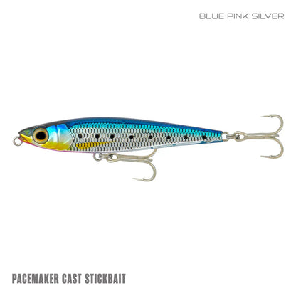 Samaki Pacemaker Cast Stickbait-Lure - Hardbody-Samaki-85mm-Blue Pink Silver-Fishing Station