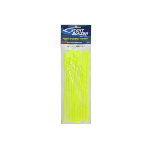 Scent Blazer Rigging Sleeves-Terminal Tackle - Beads & Tubing-Scent Blazer Lures-Yellow-Fishing Station
