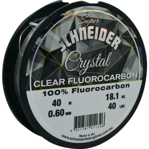 Schneider Crystal Clear 100% Fluorocarbon Leader-Line - Fluorocarbon Leader-Schneider-10lb-Fishing Station