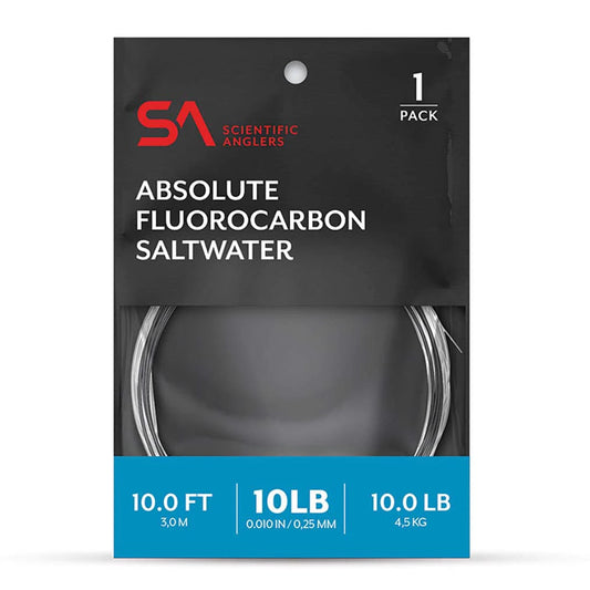 Scientific Angler Absolute Fluorocarbon Saltwater Leader-Fly Fishing - Fly Tying Material-Scientific Anglers-16lb 9FT-Fishing Station