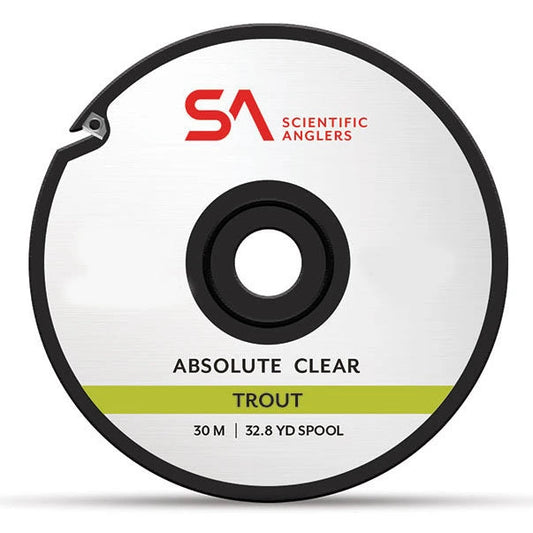 Scientific Anglers Absolute Trout Tippet Interlocking Spool With Cutter - 30m-Fly Fishing - Fly Line & Leader-Scientific Anglers-3X 9.0LB-Fishing Station