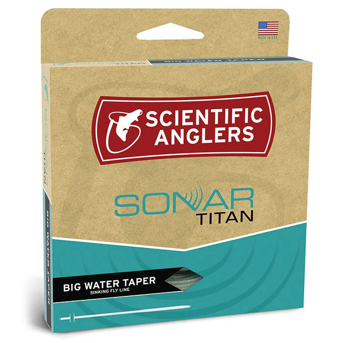 Scientific Anglers Sonar Titan Big Water Taper Fly Line-Fly Fishing - Fly Line & Leader-Scientific Anglers-Conch Tan/Surf WF350F/I 100lb 9-11wt-Fishing Station