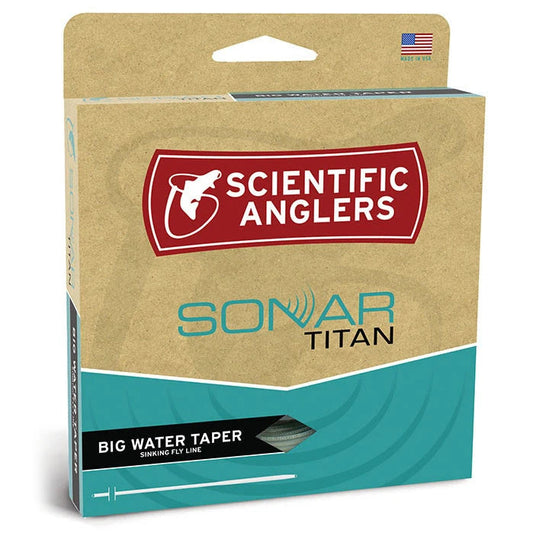Scientific Anglers Sonar Titan Big Water Taper Fly Line-Fly Fishing - Fly Line & Leader-Scientific Anglers-Conch Tan/Surf WF350F/I 100lb 9-11wt-Fishing Station