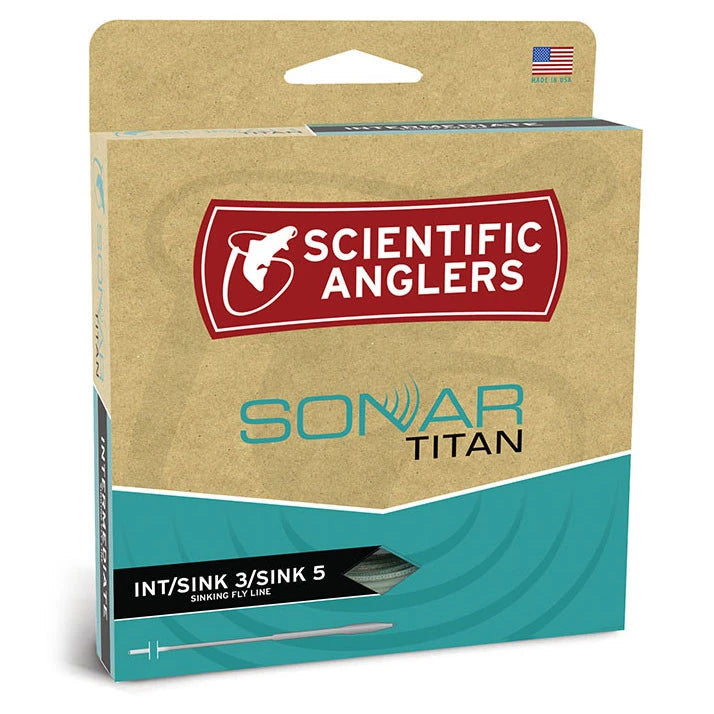 Load image into Gallery viewer, Scientific Anglers Sonar Titan Triple Density INT / SINK 3 / SINK 5-Fly Fishing - Fly Line &amp; Leader-Scientific Anglers-INT/S3/S5 Gr/Olive/Charcoal WF6S Textured-Fishing Station
