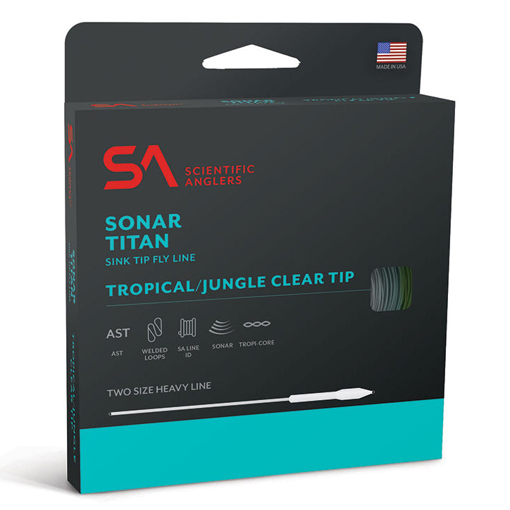 Scientific Anglers Sonar Titan Tropical Clear Tip Fly Line-Fly Fishing - Fly Line & Leader-Scientific Anglers-WF7F/I-Fishing Station