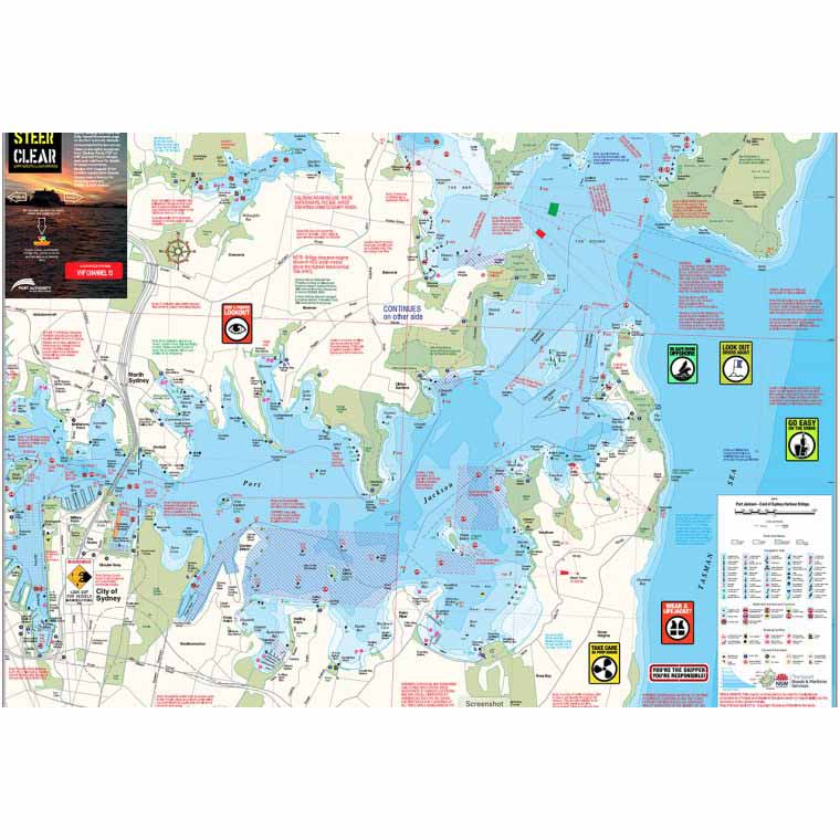 Sea Bed Map-Books & Videos-Boat Afloat Maps-1. Barrenjoey / Broken Bay-Fishing Station
