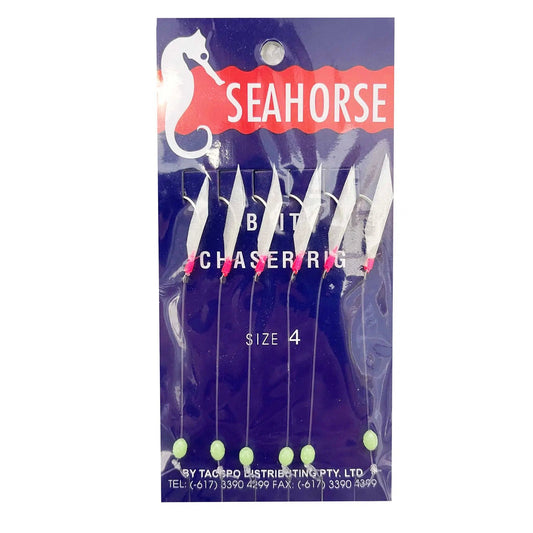 Seahorse Bait Chaser Rig Fish Scale Sabiki Rig-Lure - Sabiki /Bait Jig-Seahorse Fishing Tackle-#4-Fishing Station