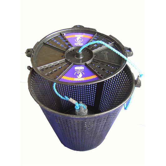 Seahorse Berley Pot Large with Lid & Rope-Buckets, Bait Collecting & Burley-Seahorse Fishing Tackle-Fishing Station