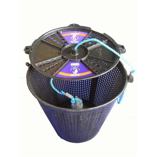 Seahorse Berley Pot Large with Lid & Rope-Buckets, Bait Collecting & Burley-Seahorse Fishing Tackle-Fishing Station
