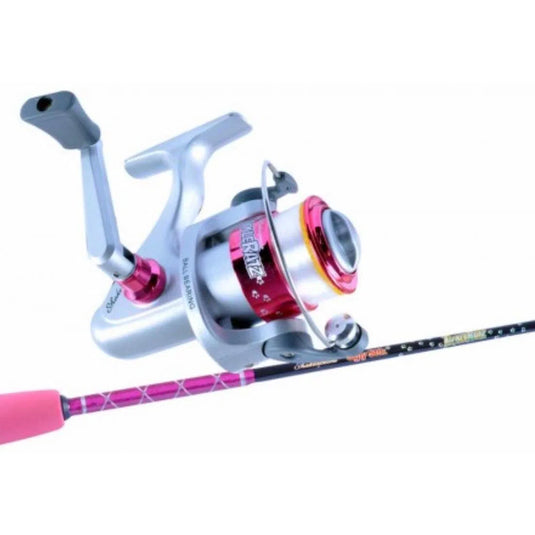 shakespeare ugly stik junior pink spincast combo Shakespeare Ugly Stik Tackleratz Spinning Kids Combo – Fishing Station