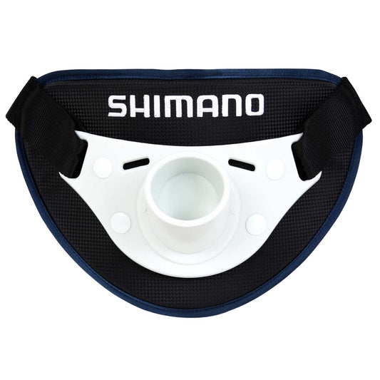 Shimano Fighting Belt Navy-Gimbals & Harnesses-Shimano-Fishing Station