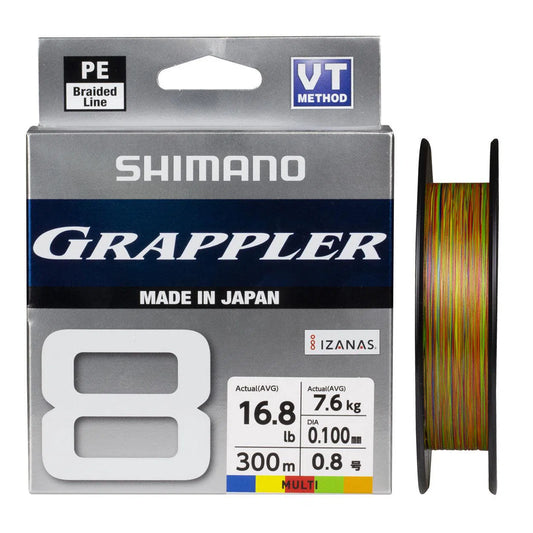 Shimano Grappler 8 Premium PE Braid-Line - Braid-Shimano-16lb-Fishing Station