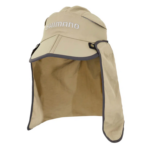 OLD Shimano Legionnaire Technical Hat Khaki-Hats & Headwear-Shimano-Fishing Station