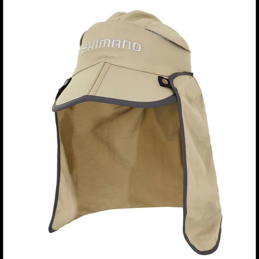 OLD Shimano Legionnaire Technical Hat Khaki-Hats & Headwear-Shimano-Fishing Station