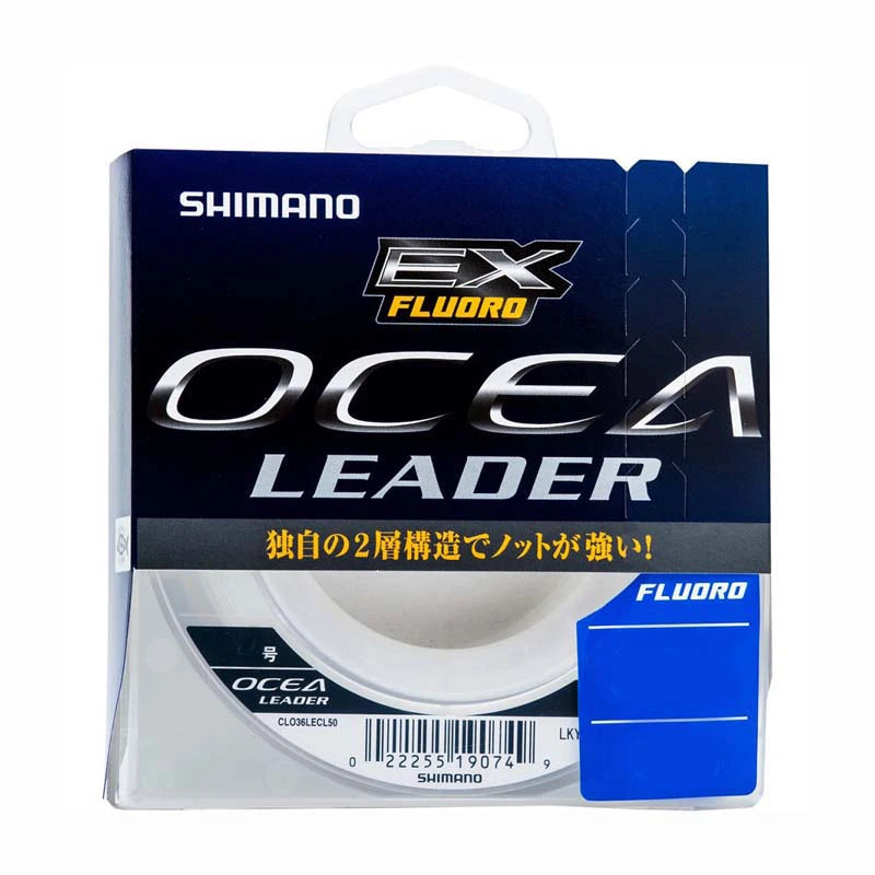 Shimano Ocea EX Fluorocarbon Leader-Line - Fluorocarbon-Shimano-4lb (50m)-Fishing Station