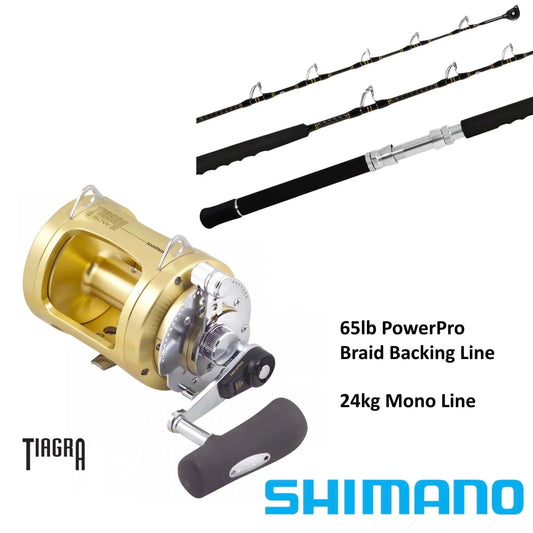 Shimano Speedmaster Rod / Tiagra Game Combo-Combo - Blue Water-Shimano-Speedmaster 24kg Standup / Tiagra 50A-Fishing Station