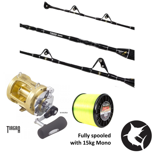 Shimano 25 Tiagra Hyper 15KG / Tiagra 30WLRSA Game Combo