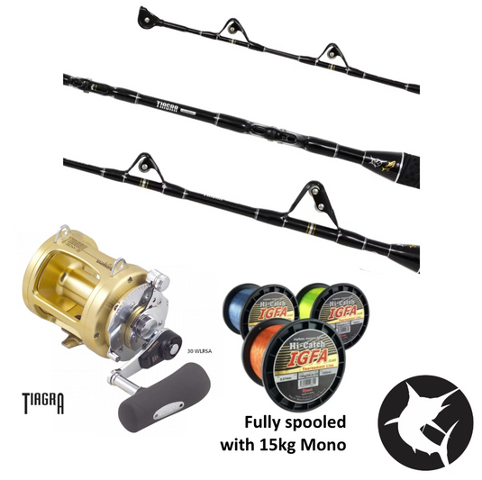 Shimano 25 Tiagra Hyper 15KG / Tiagra 30WLRSA Game Combo